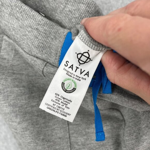 Satva Boys Playtime Jogger Size 4T Organic Cotton Modal Gray Blue Casual NEW - Picture 8 of 10